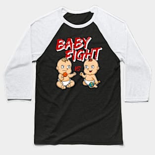 Baby fight tournament boxing sumo babies gift idea present Baseball T-Shirt